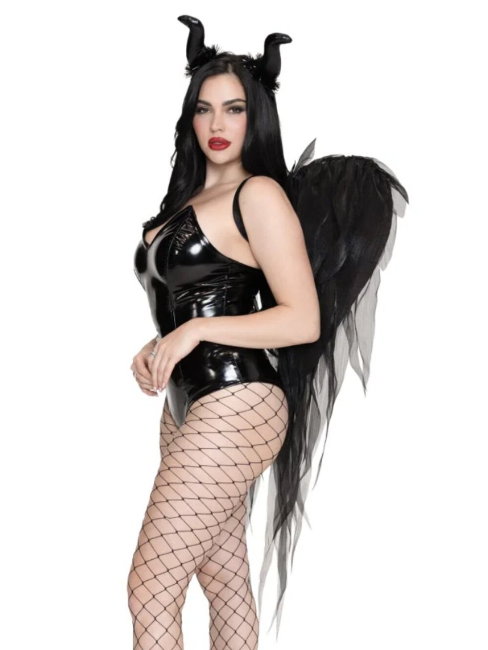 Dark Enchantress Chiffon Wings Set